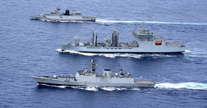 孟加拉湾划定禁飞禁航区,联合演习枪炮齐鸣,俄罗斯带头力挺印度