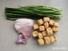 猪肉韭菜让油豆腐家常做法，味道独特