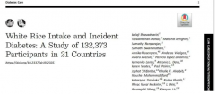 糖尿病人能不能吃米饭？21国研究告诉你