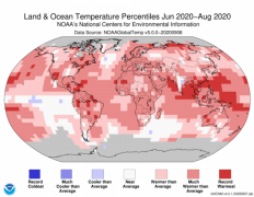 北半球经历有气象记录以来的最热夏季