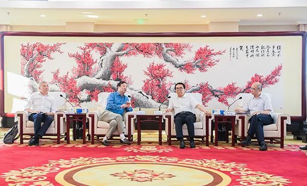 会谈现场。图片来源:中科院官网