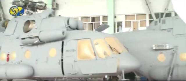  在电视节目中出现的米-171Sh直升机