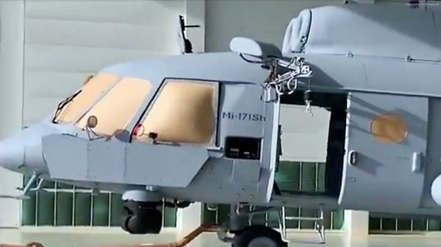  在中国电视节目中出现的米-171Sh直升机