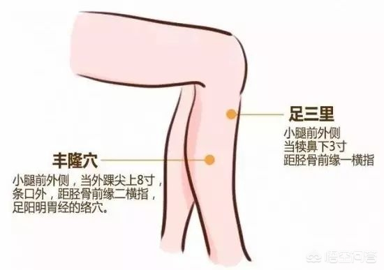 丰隆穴,是一个化痰祛湿的穴位,从此,看到厚厚的苔你就要想到它