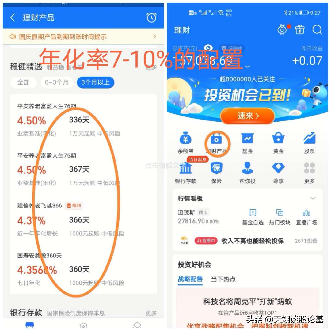不懂理财知识如何做到年化率7-10%,平衡性配置怎么操作?