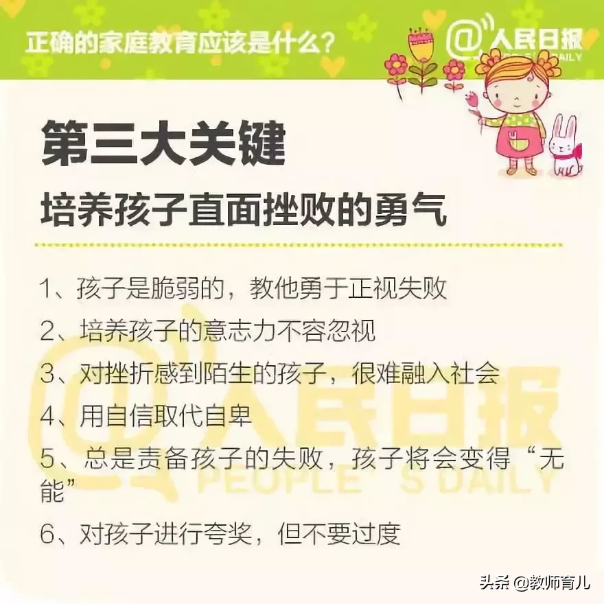 人民日报：父母如何进行正确的家庭教育？这八大关键点值得深思！