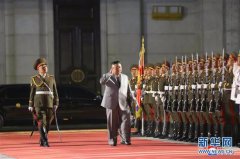 朝鲜举行阅兵式庆祝朝鲜劳动党成立7