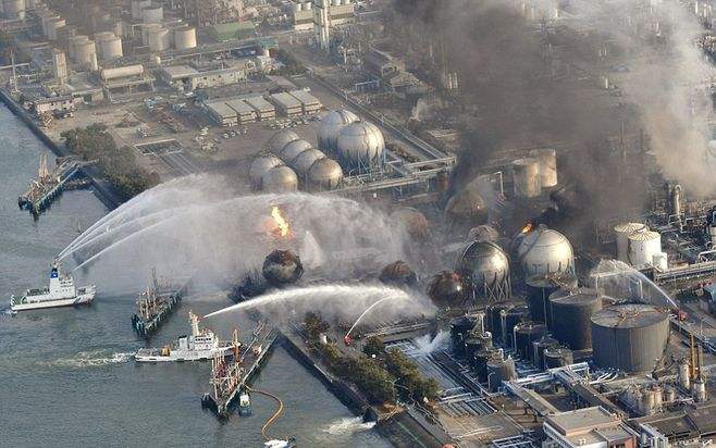 2011福岛核事故救援场景（图自社交媒体）