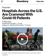 全美医院目前已经挤满了新冠肺炎患者