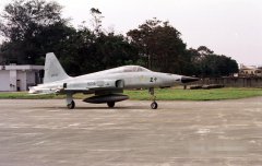 台湾F-5型机部队全面停止飞行
