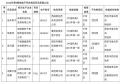 陕西8批次药品不符合标准规定