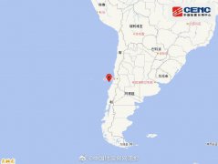 智利中部沿岸近海生6.1级地震