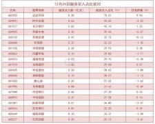 截至12月24日，沪深两融余额为16093.84亿