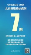 28日0时至24时北京市新增7例本地确诊病