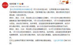 15日0时至24时北京新增2例本地确诊病例