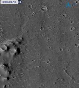 天问一号探测器拍摄的高清火星影像图