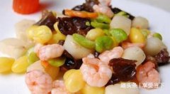美食精选：马蹄虾仁，鱼香金针菇，肉