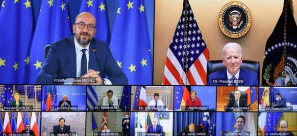 拜登要抄中国作业!联合英国抗衡“一带一路”,默克尔就对华政策表态
