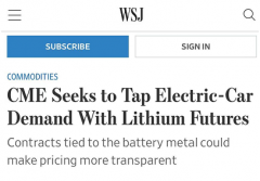  锂电行业的一件大事！未来投资锂矿公