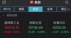  道指四连升！中概电商股、新能源汽车