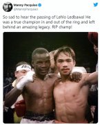 南非知名拳击选手莱德瓦巴(LehlohonoloL