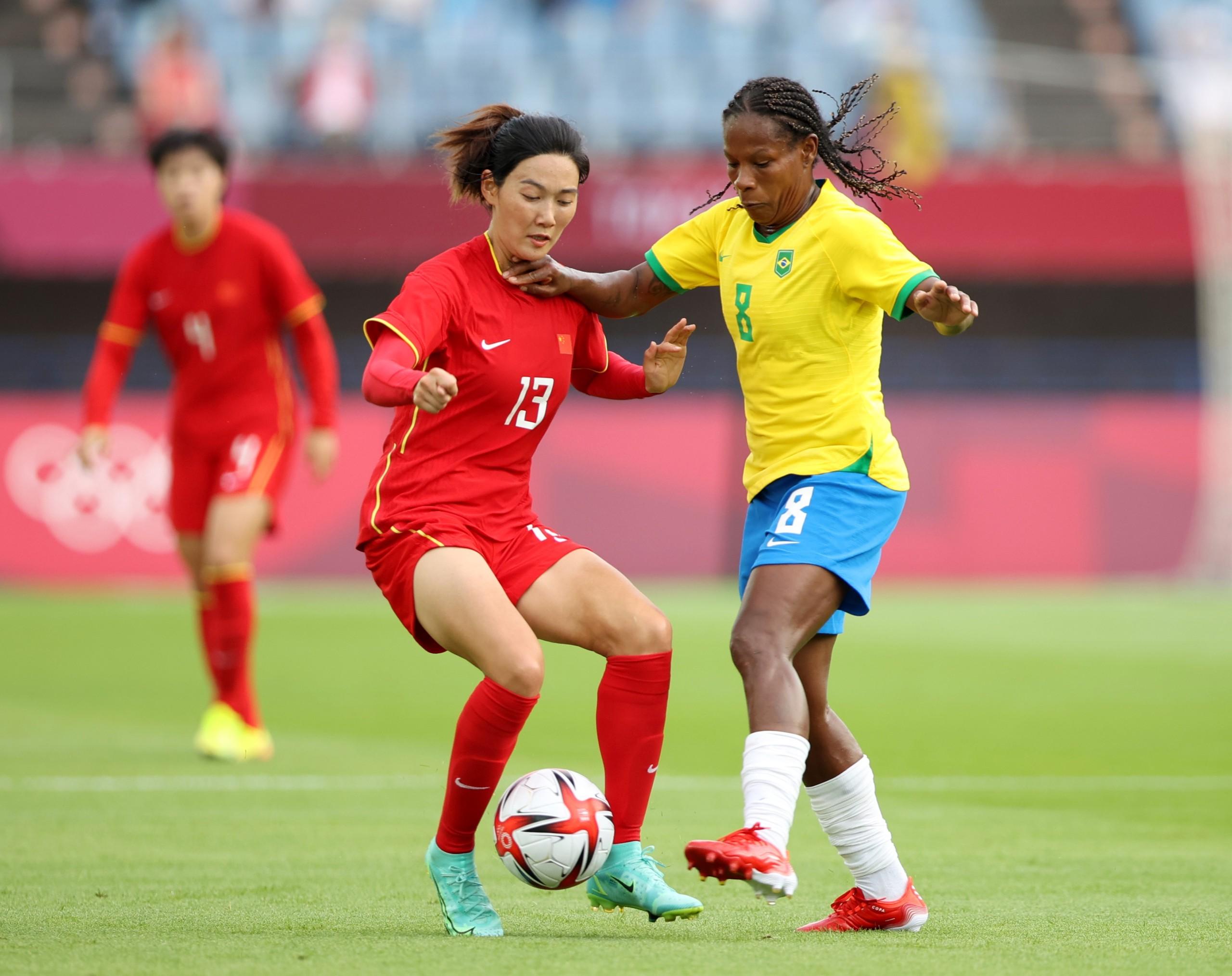 中国女足0-5惨败巴西 奥运首战开门黑