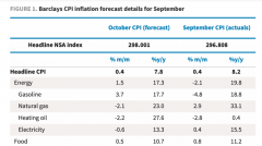 10月美国CPI会大幅低于市场预期吗？