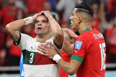 世界杯1/4决赛，葡萄牙0-1不敌摩洛哥无