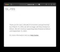 谷歌眼镜，正式宣告死亡