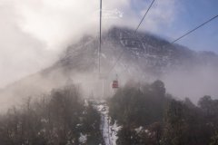 瓦屋山新年徒步 停在落雪的时间里