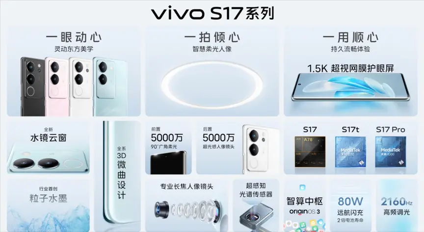 vivo S17系列配置