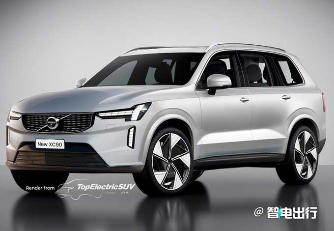 沃尔沃全新一代XC90曝光增7座车型/动力系统升级-图1